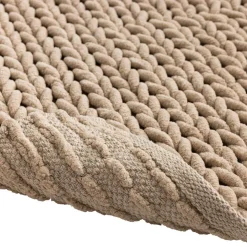 Tapis de bain en coton (50 x 80 cm) Ariel Beige