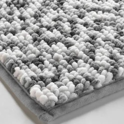 Tapis de bain microfibre (45 x 75 cm) Friza Gris anthracite