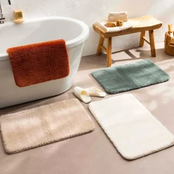 Tapis de bain microfibre (50 x 80 cm) Maël Vert cèdre