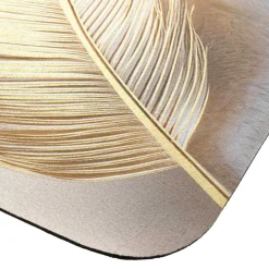 Tapis de bain ultra-absorbant (120 x 50 cm) Angelica Ecru