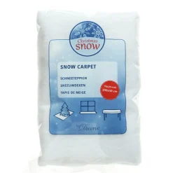 Tapis de neige rectangulaire (200 x 50 cm) Blanc