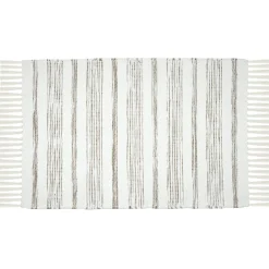 Tapis de salon coton (60 x 90 cm) Joanny Beige