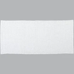 Tapis de salon coton (50 x 120 cm) Mimetisme Blanc