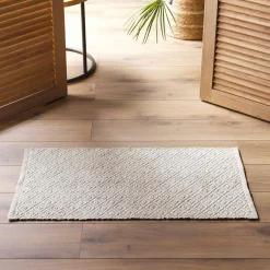 Tapis de salon coton (50 x 80 cm) Matteo Beige