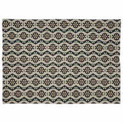 Tapis de salon coton (120 x 170 cm) Mozeka Multicolore
