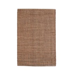 Tapis de salon rectangulaire jute tissée main (160 x 230 cm) Yuto Marron
