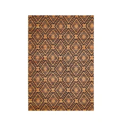 Tapis de salon rectangulaire jute tissée main (140 x 200 cm) Meera Beige