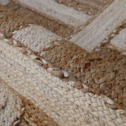 Tapis de salon rectangulaire jute tissée main (160 x 230 cm) Akira Marron