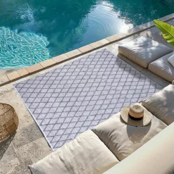 Tapis d'extérieur rectangulaire (120 x 170 cm) Orlando Sable