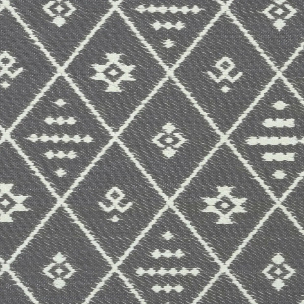 Tapis d'extérieur rectangulaire (180 x 120 cm) Inca Gris