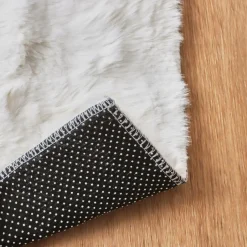 Tapis fausse fourrure (120 x 170 cm) Toronto Ivoire