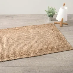 Tapis jute (60 x 90 cm) Histoire nat Beige