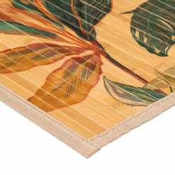 Tapis lattes bambou (50 x 80 cm) Palawan Marron