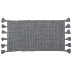 Tapis salon coton (45 x 90 cm) Alba Gris