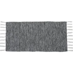 Tapis salon coton (45 x 90 cm) Jade Gris