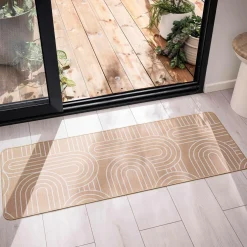 Tapis tissé antidérapant (45 x 120 cm) Modul Blanc