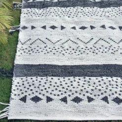 Tapis tissé main (180 cm) Callista Blanc