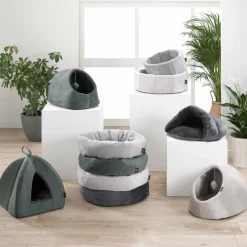 Tente d'intérieur pour chat Sweet Cat L35 cm Gris clair