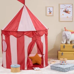 Tente pop-up enfant (H135 cm) Circus Rouge