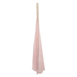 Tipi enfant bois et tissu (H160 cm) Dameo Rose