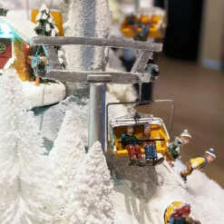 Télésiège et Figurines enfants "Remontée mécanique"