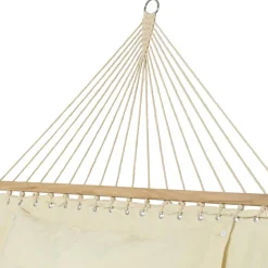 Toile de hamac 2 places avec coussin Évasion Crème