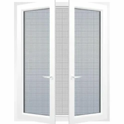 Toile Moustiquaire pour fenêtre (250 x 250 cm) Blanc