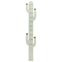 Toise murale bois enfant (H 140 cm) Cactus Vert