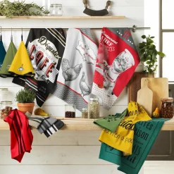 Torchon (70 cm) Comptoir Vert kaki