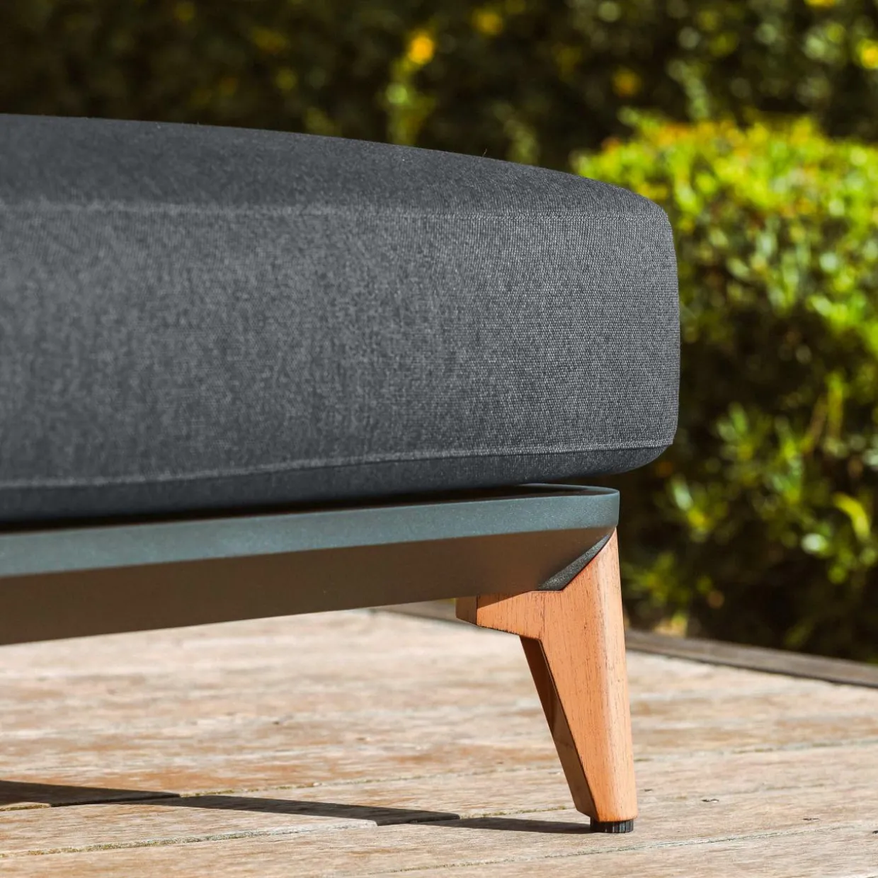 Transat en aluminium Monte Carlo Gris anthracite