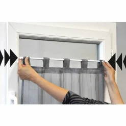 Tringle extensible Fix'vit (30 à 50 cm) Blanc