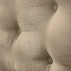 Tête de lit coussin gaze de coton (80 x 50 cm) Gaïa Ficelle