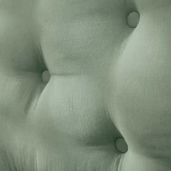 Tête de lit coussin gaze de coton (80 x 50 cm) Gaïa Vert eucalyptus