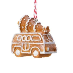 Van de Noël à suspendre (H7 cm) Pain d'épices gourmand