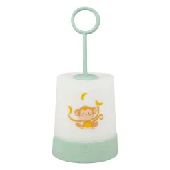 Veilleuse nomade enfant piles (18,8 cm) Singe Verte