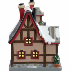 Village de Noël Lemax à piles lumineux Le Crêpe Café