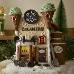 Village de Noël Lemax à piles lumineux Glacier Cookies n' cream