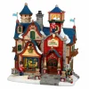 Village de Noël Lemax à piles lumineux Ecole de la fabrique de jouet