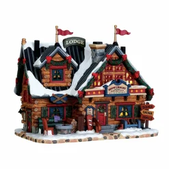 Village de Noël Lemax à piles lumineux Chalet après-ski