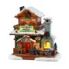 Village de Noël Lemax lumineux Pizza Pomme de pin