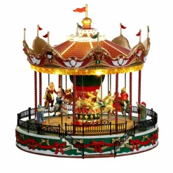 Village de Noël Lemax lumineux, musical et en mouvement Carrousel