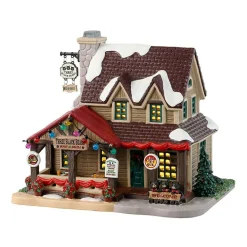 Village de Noël Lemax lumineux Bar & Grill Three Black Bears