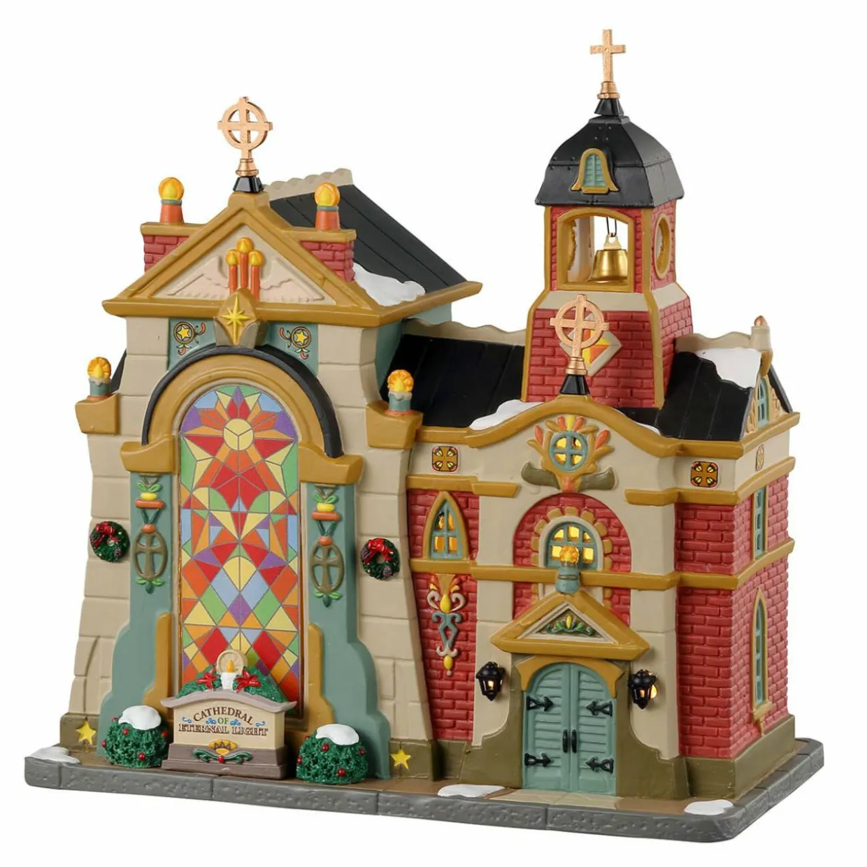 Village de Noël Lemax lumineux Cathédrale de la lumière éternelle