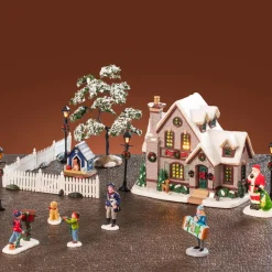 Village de Noël Lemax lumineux Ensemble complet Noël Blanc