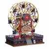 Village de Noël Lemax lumineux, musical et en mouvement La grande roue de Noël