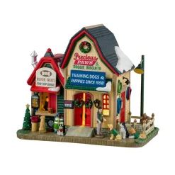 Village de Noël Lemax lumineux Jolies Pattes Et Biscuits Pour Chiens