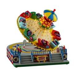 Village de Noël Lemax lumineux, musical et animé Manège Tournant