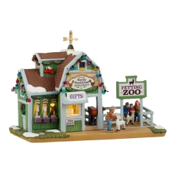 Village de Noël Lemax lumineux Le Ranch d'alpaga