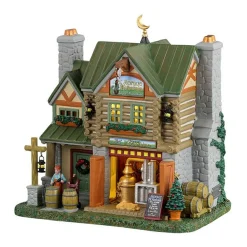 Village de Noël Lemax lumineux Distillerie Spruce Mountain