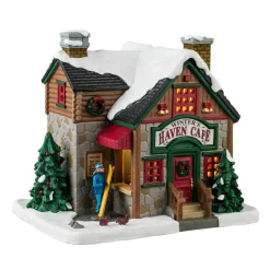 Village de Noël Lemax lumineux Le café Winter's Haven